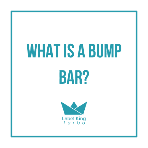 What is a bump bar?
